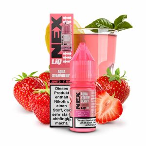 Aqua Strawberry 10ml 20mg NEXLIQ Pod Salt