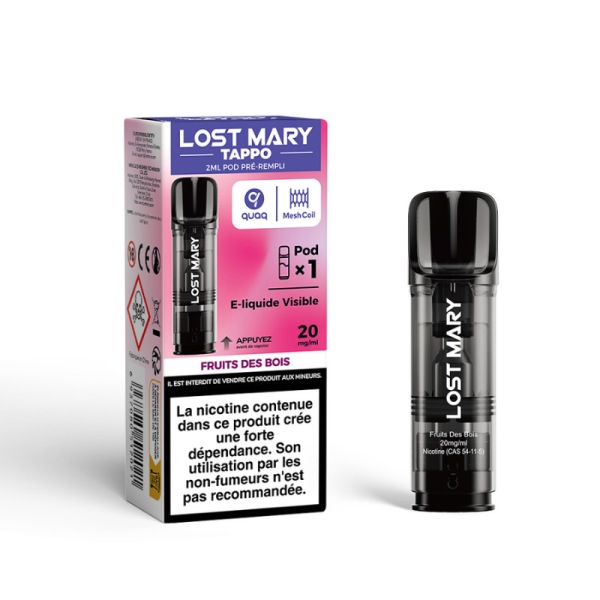 Tappo Air Prefilled Pods 20mg Lost Mary