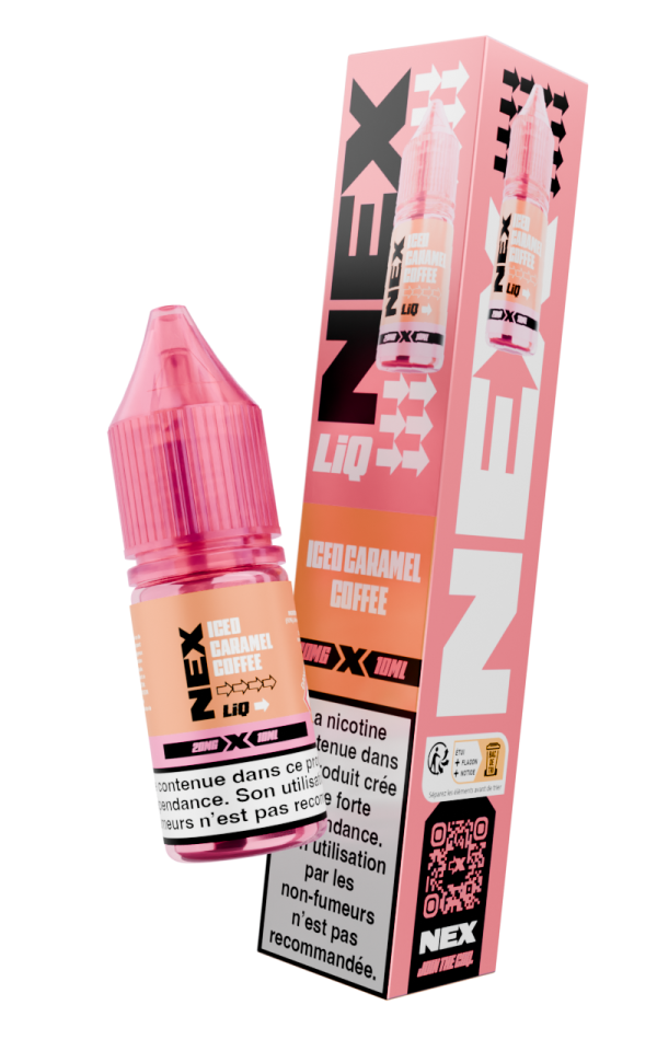 Iced Caramel Coffee 10ml 20mg NEXLIQ Pod Salt