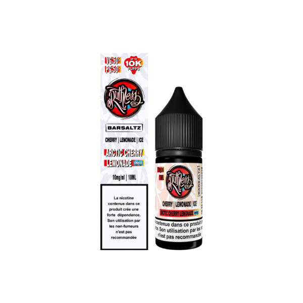 Arctic Cherry Lemonade On Ice 10ml 20mg BarSaltz Ruthless