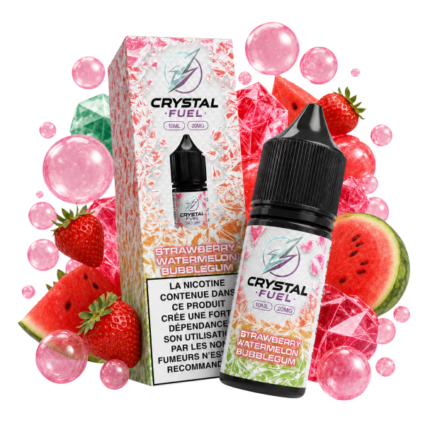 Strawberry Watermelon Bubblegum 20mg 10ml Crystal Fuel