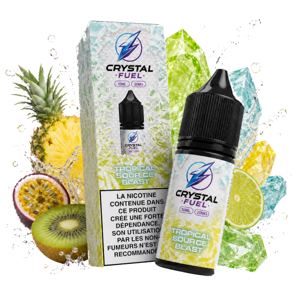 Tropical Sour Ice Blast 20mg 10ml Crystal Fuel