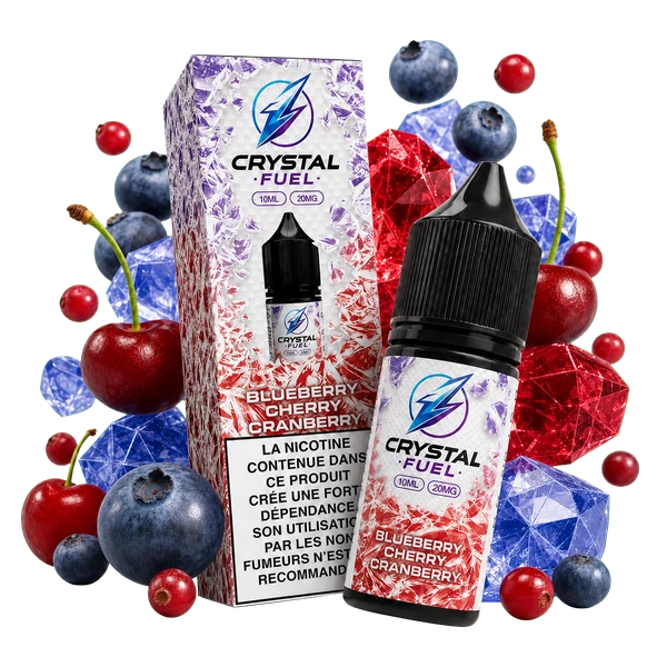 Blueberry Cherry Cranberry 20mg 10ml Crystal Fuel