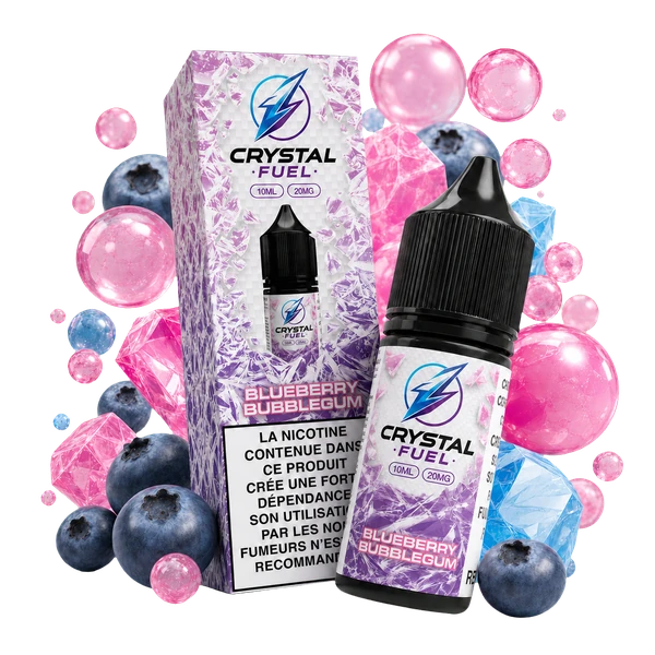 Blueberry Bubblegum 20mg 10ml Crystal Fuel
