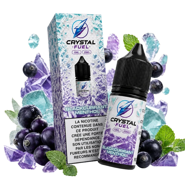 Blackcurrant Menthol 20mg 10ml Crystal Fuel