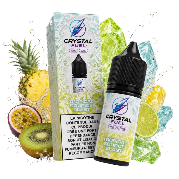 Tropical Sour Ice Blast 20mg 10ml Crystal Fuel